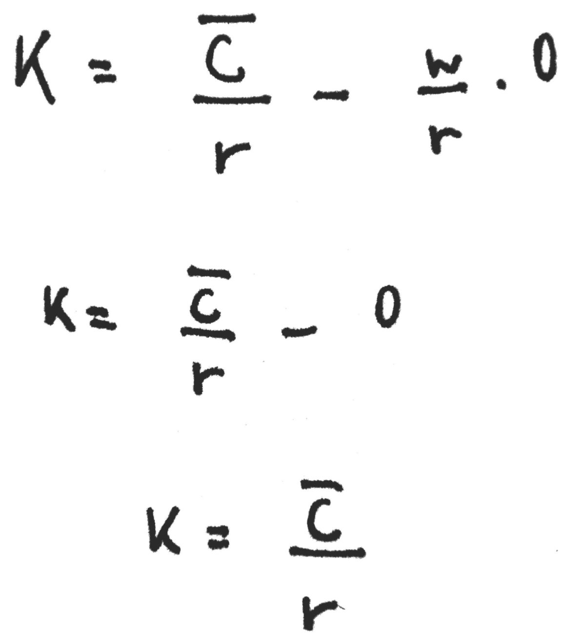 Intersezione dell'isocosto con l'asse K.