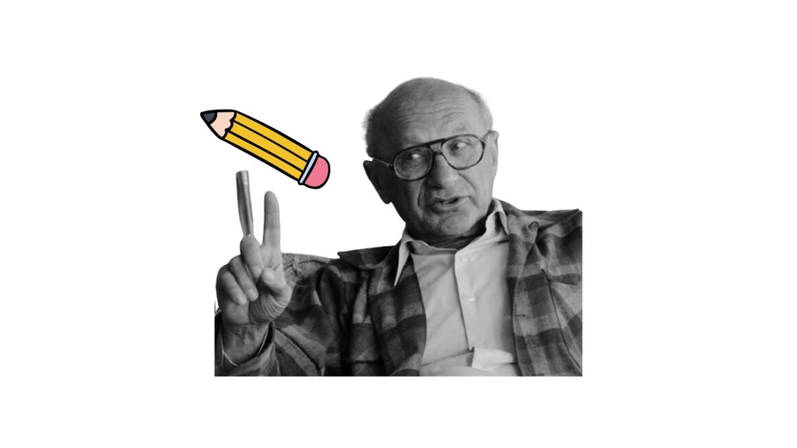 Milton Friedman Esempio Matita Copertina