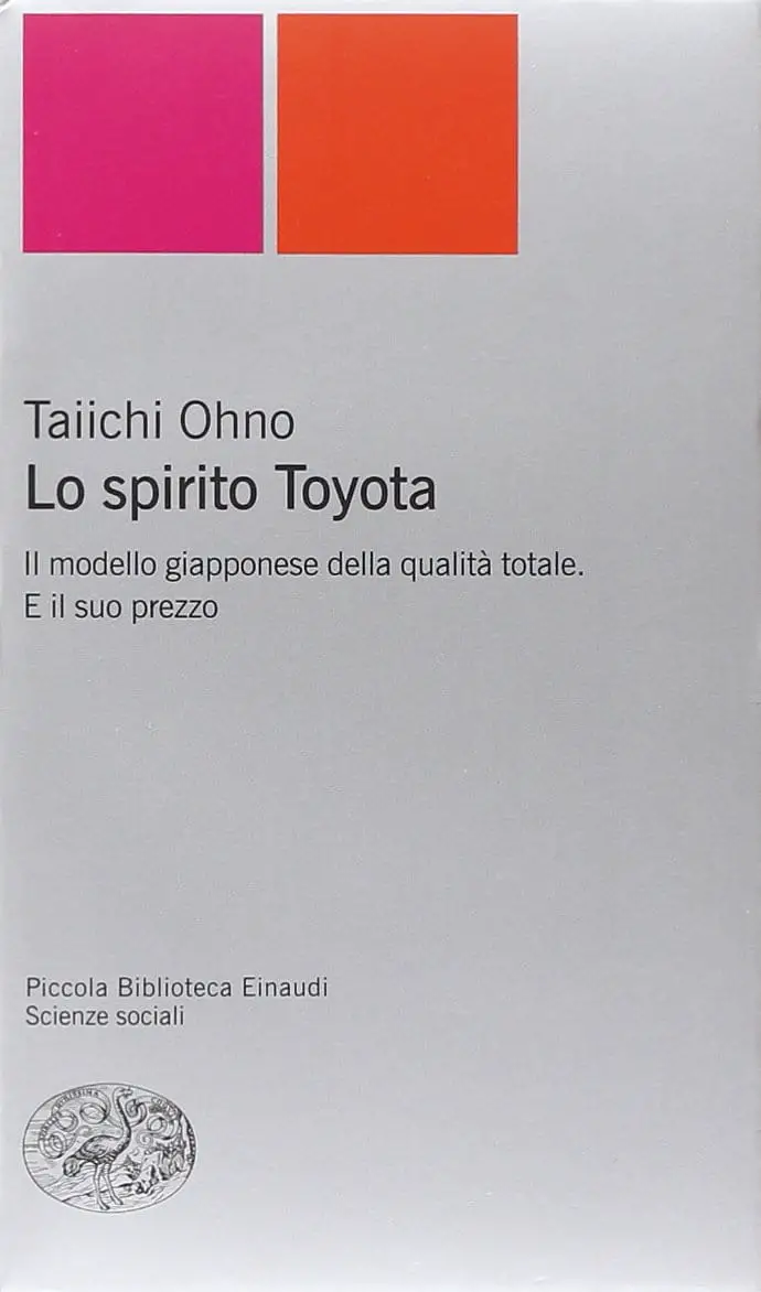 Copertina "Lo Spirito Toyota" di Taiichi Ohno - Piccola Biblioteca Einaudi