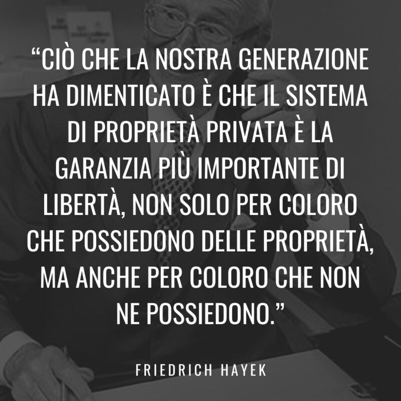 Frasi sull'economia Friedrick Hayek