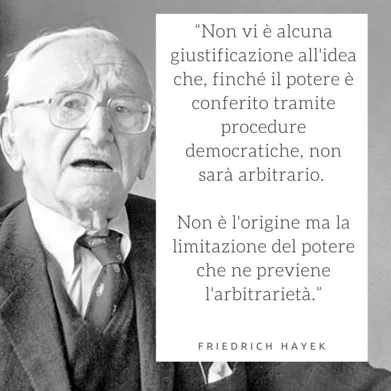 Citazioni sull'economia Friedrick Hayek