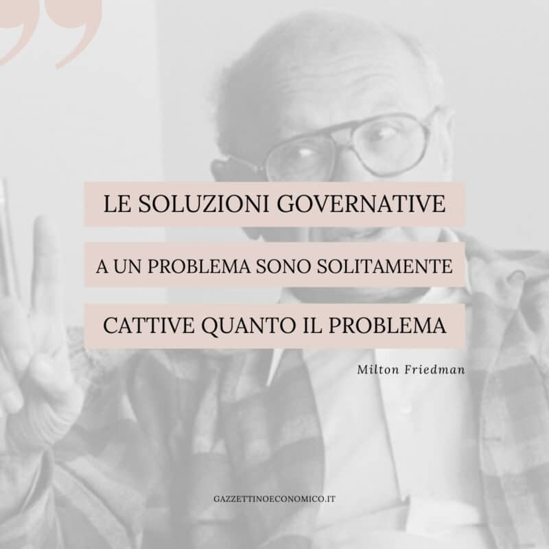 Frase sull'economia di Milton Friedman