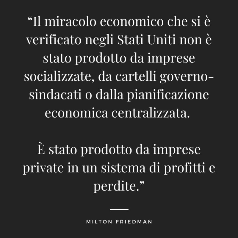 Milton Friedman Citazione Economia