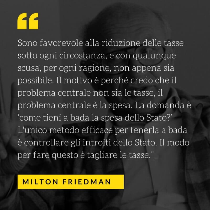 Milton Friedman frasi economia