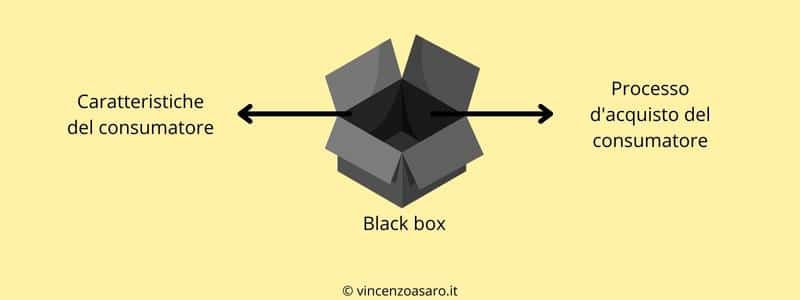 Comportamento d'acquisto del consumatore - Da cosa è composta la scatola nera del consumatore: Caratteristiche del consumatore - Processo d'acquisto del consumatore