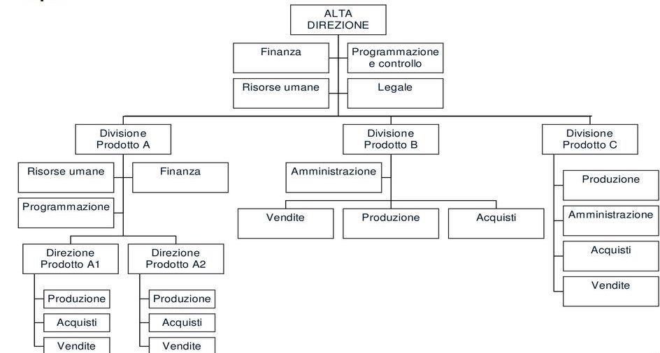 Struttura divisionale