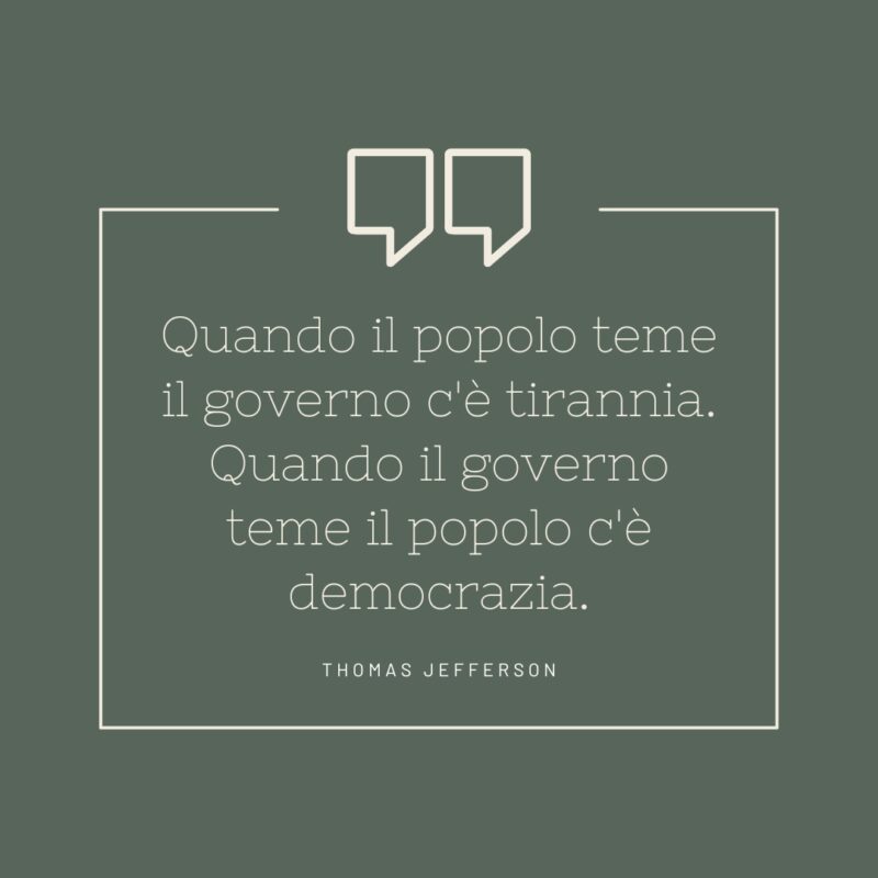 Frase sul popolo Thomas Jefferson