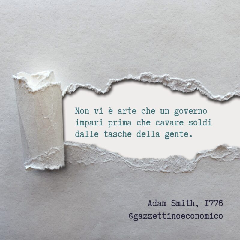 Frase Adam Smith sul governo