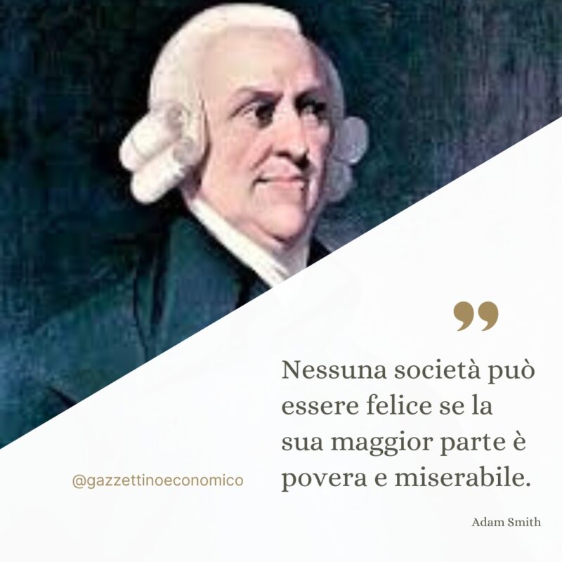 Frase di Adam Smith sulla società